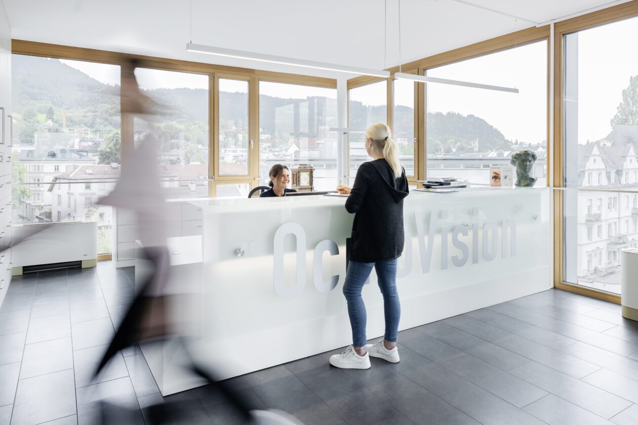 Empfang bei OculoVision (c)mathis.studio