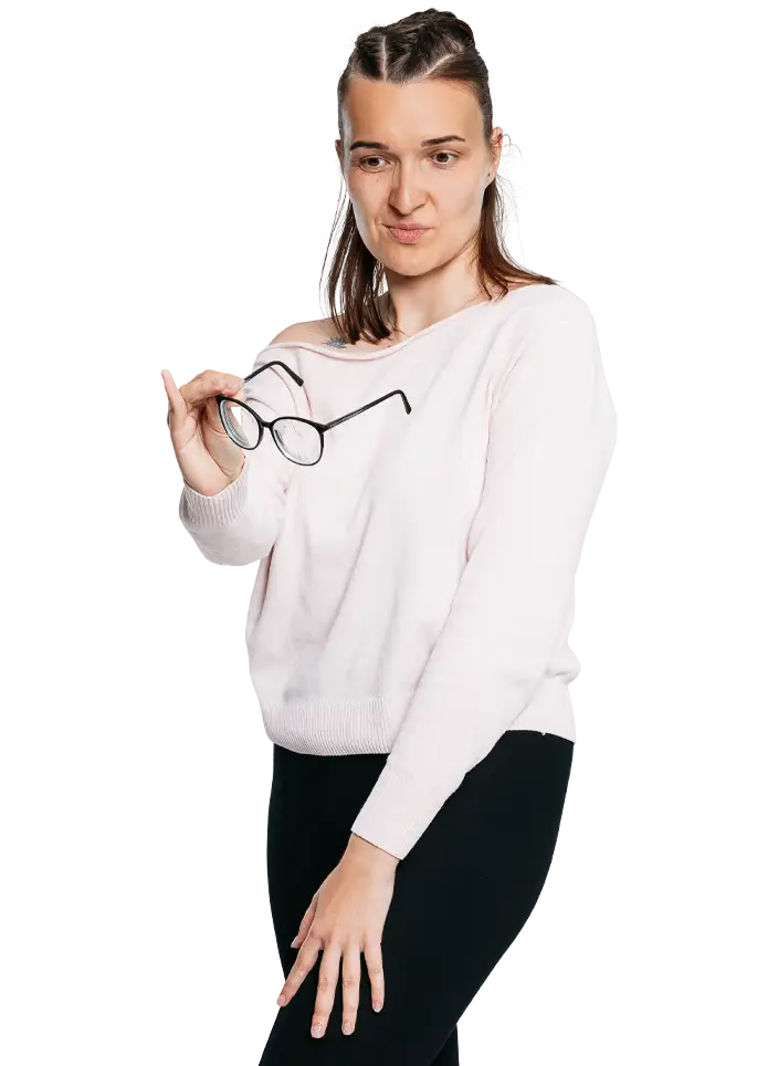 Hannah Schwendinger, Patientin bei OculoVision (c)mathis.studio